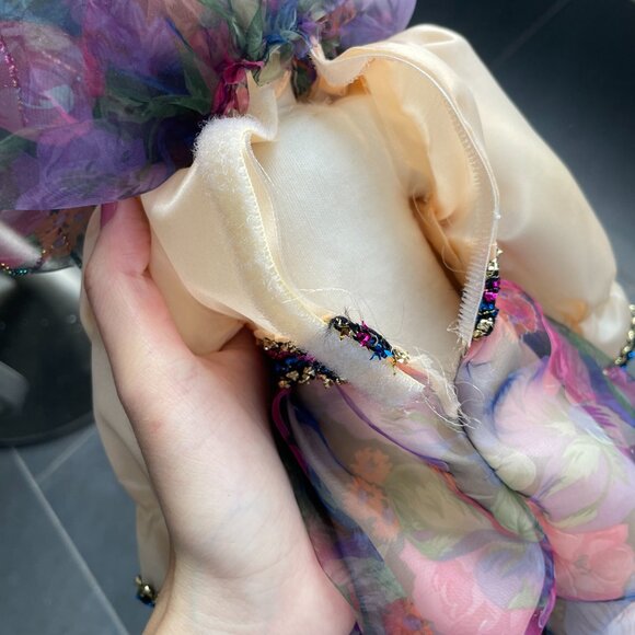 Vintage porcelain Venetian doll - Harlequin - 16 inches- collectible doll - Picture 9 of 12